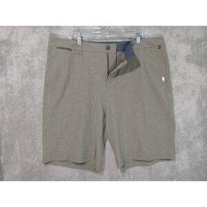 Quiksilver Shorts Mens 38 Brown Amphibians 4 Way Stretch Board Swim Trunks Surf